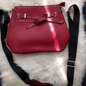 Red Handbag with adjustable strap